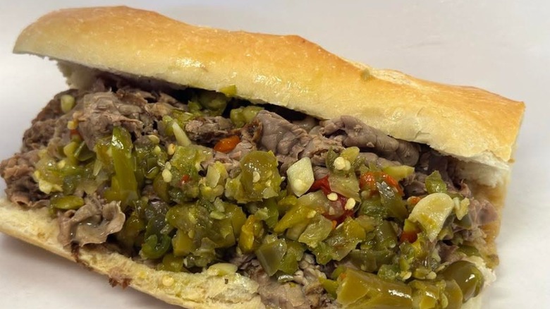 Italian Beef sandwich at Luke's Italian Beef