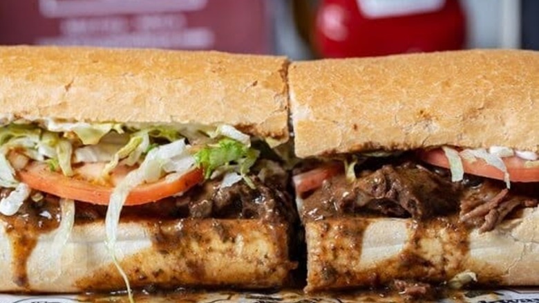 The Roast Beef Po' Boy from Parkway Bakery & Tavern