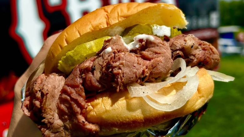 Pit Beef Sandwich from Chaps Pit Beef