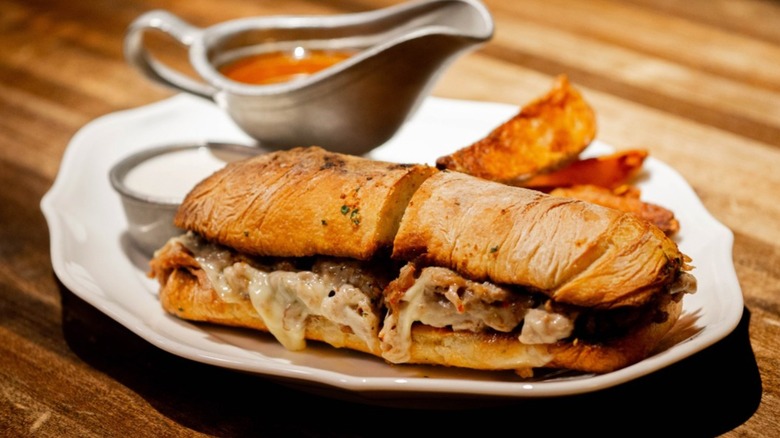 The Prime Beef French Dip sandwich from Bavette's Steakhouse