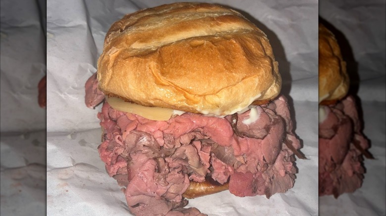 Giant Roast Beef Sandwich from Beefside