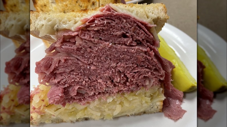 Corned Beef sandwich from Slyman's Restaurant