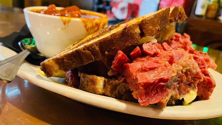 Corned Beef sandwich from McBob's Pub & Grill