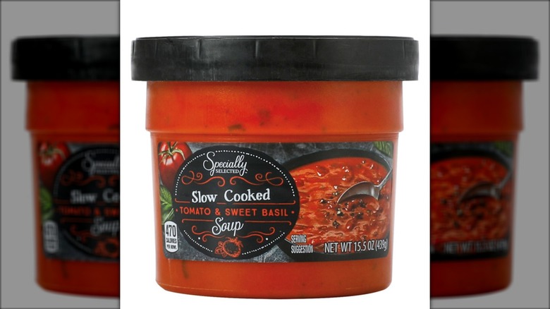 Specially Selected Slow Cooked Tomato and Sweet Basil Soup from Aldi