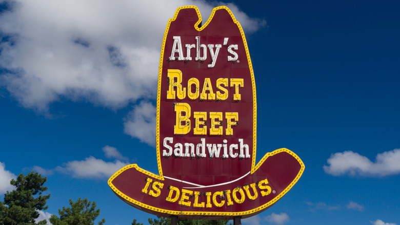 Arby's sign