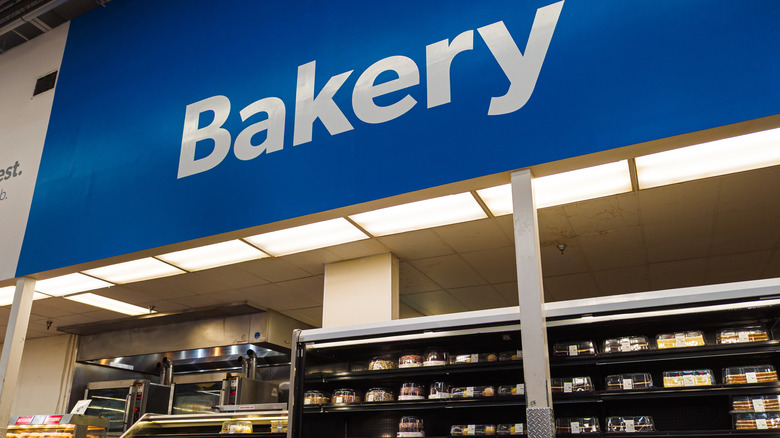 The bakery section inside of a Sam's Club store