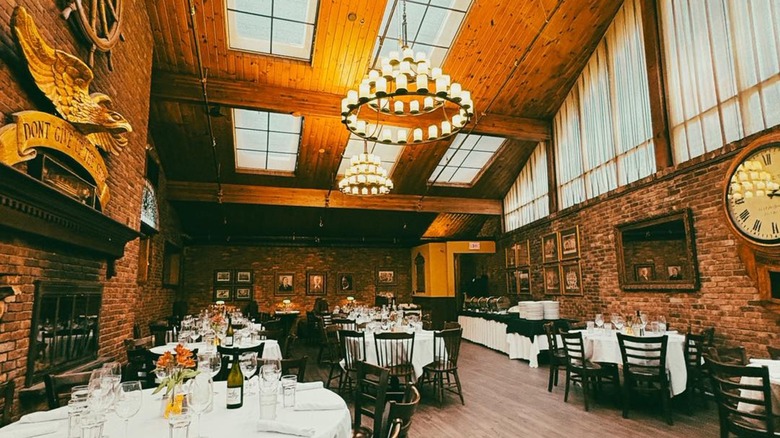 Interior shot of The Stockyard restaurant