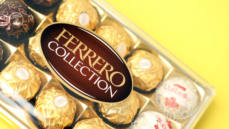 Package of Ferrero chocolates