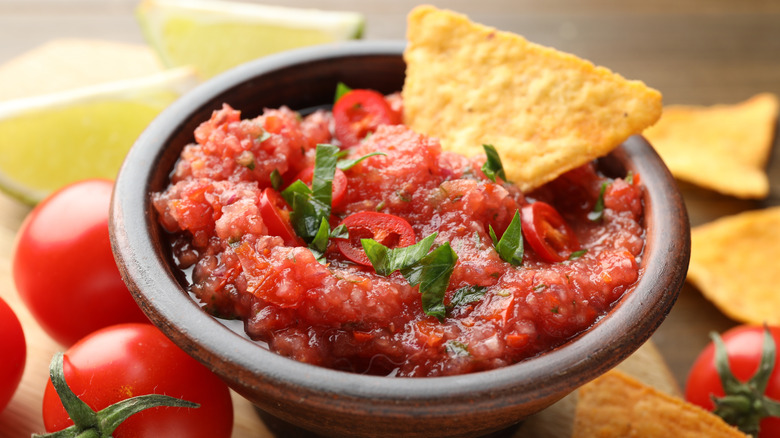 salsa in bowl