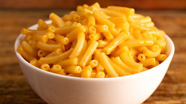 Bowl of mac and cheese