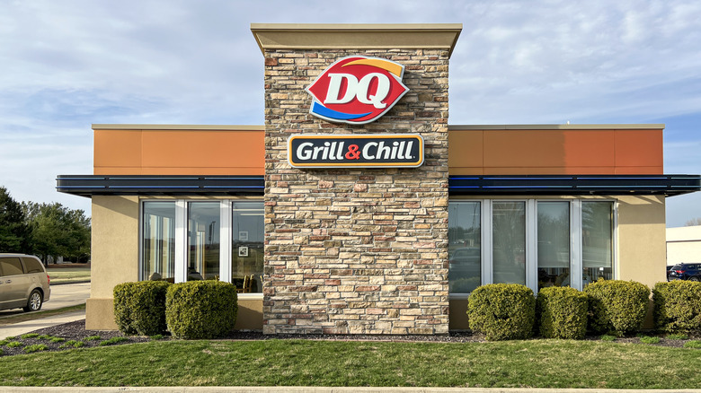 Exterior of a Dairy Queen restaurant