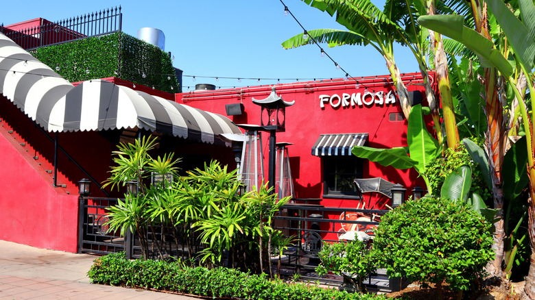 The modern-day exterior of the Formosa Cafe.
