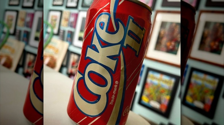A can of the ill-fated Coke II.