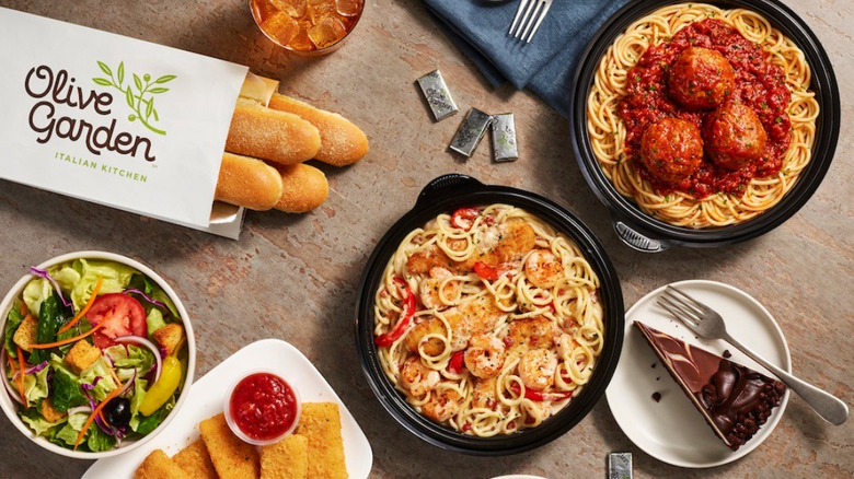 Olive Garden meal