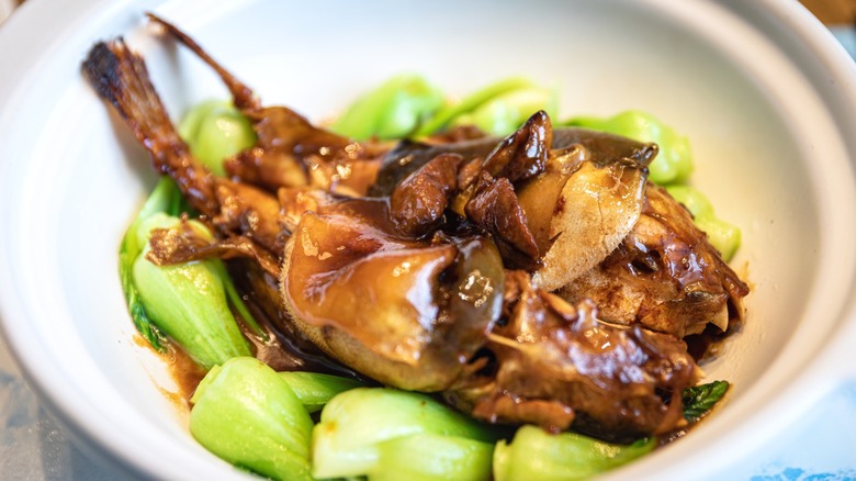 A plate of fugu prepared in Japan.