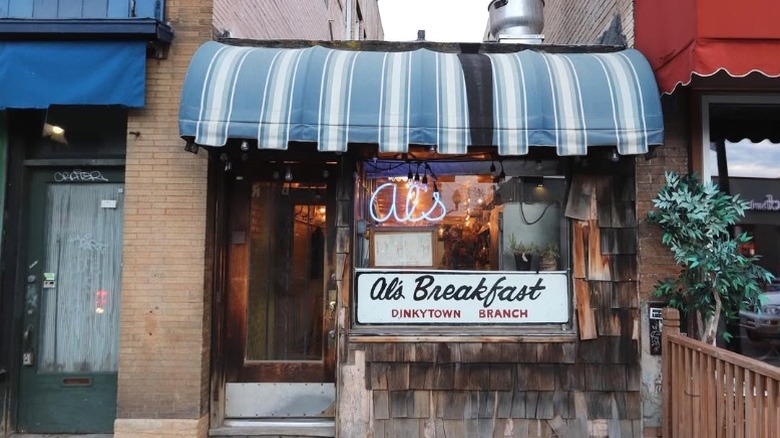 The exterior of Al's Breakfast in Minneapolis.