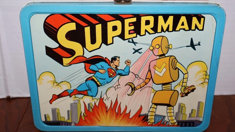 Vintage 1954 Superman lunch box