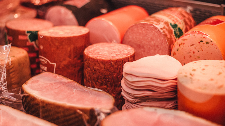Various deli meats