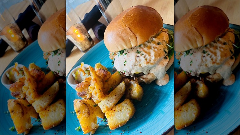 burger from Ten Tables