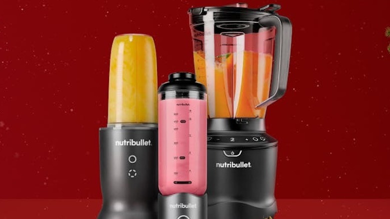A trio of Nutribullet products