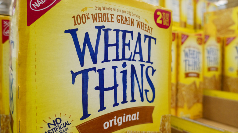 A box of original Wheat Thins