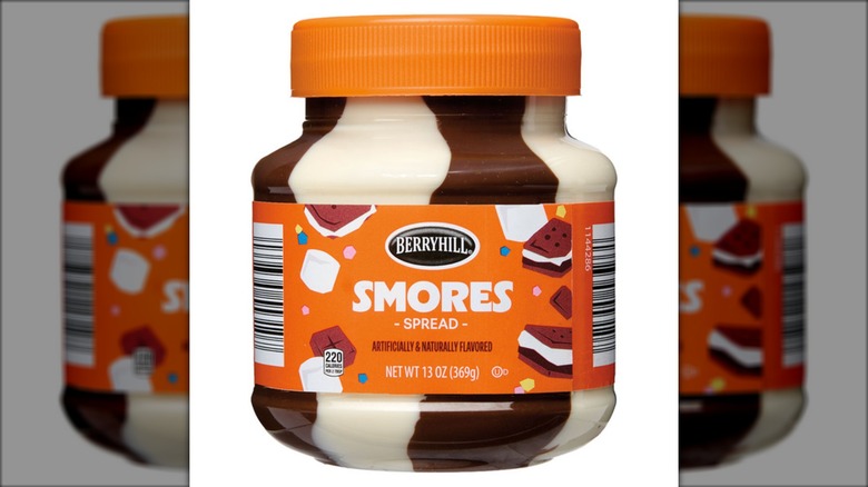Berryhill Smores Spread from Aldi on white background