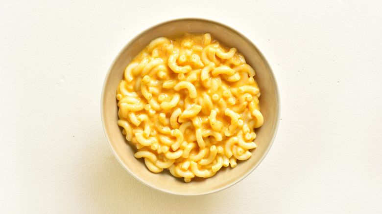 Mac and cheese in bowl
