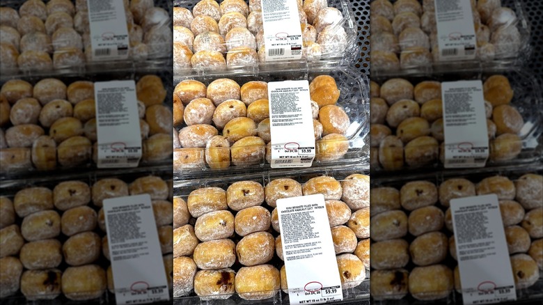 Mini beignets with chocolate hazelnut at Costco
