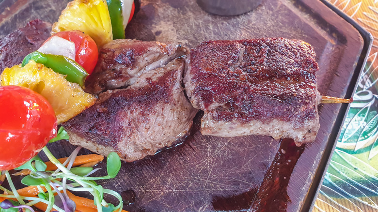 Zebra steak.