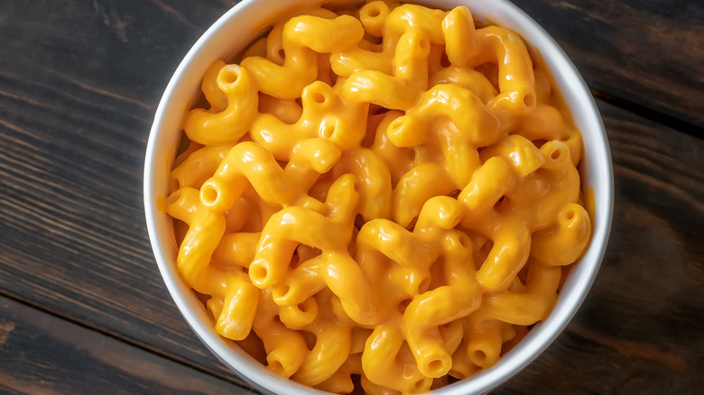Bowl of mac and cheese