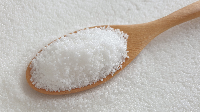 A spoon full of stearic acid.