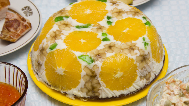 Jell-O salad from mold