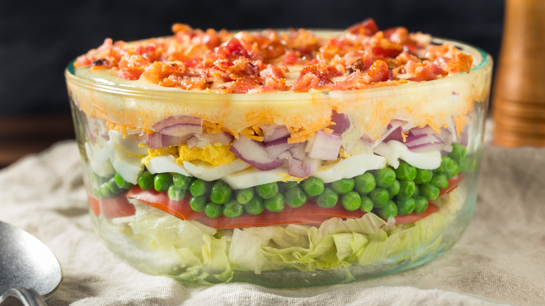 Seven-layer salad