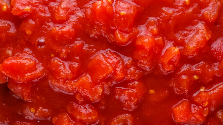 Diced tomatoes in juice