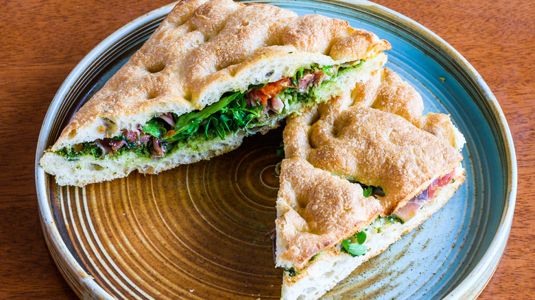 focaccia sandwich