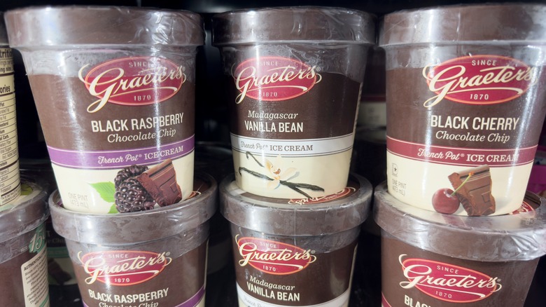 Cartons of Graeter's ice cream