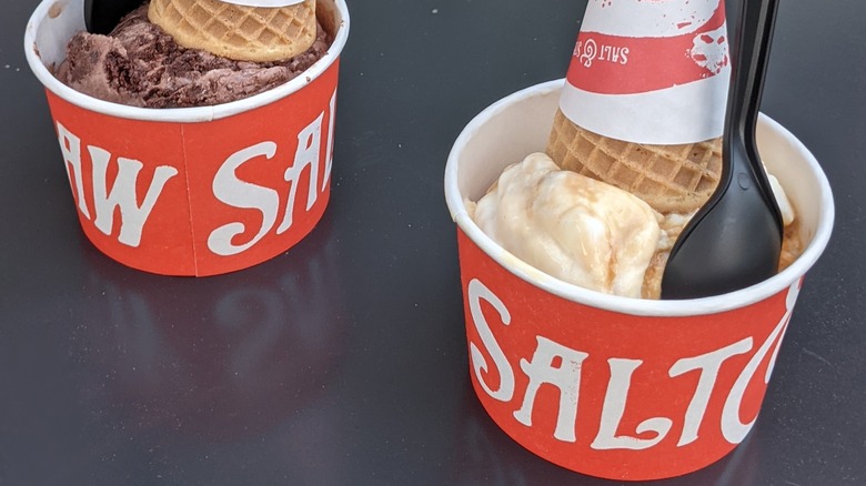 Cups of Salt & Straw ice cream