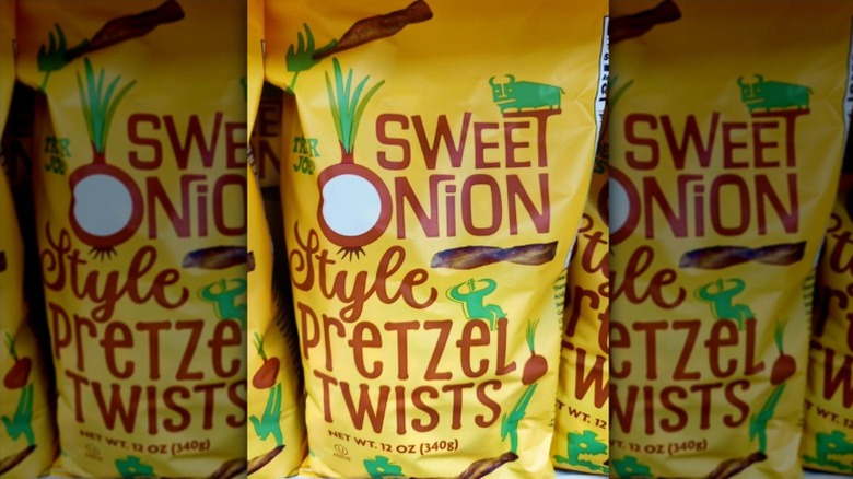 bag of Trader Joe's Sweet Onion-Style Pretzel Twists