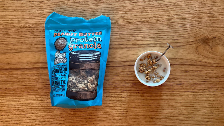 Bag of Trader Joe's Peanut Butter Protein Granola