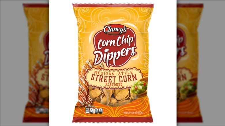 bag of Clancy's Mexican-Style Street Corn Flavored Corn Chip Dippers