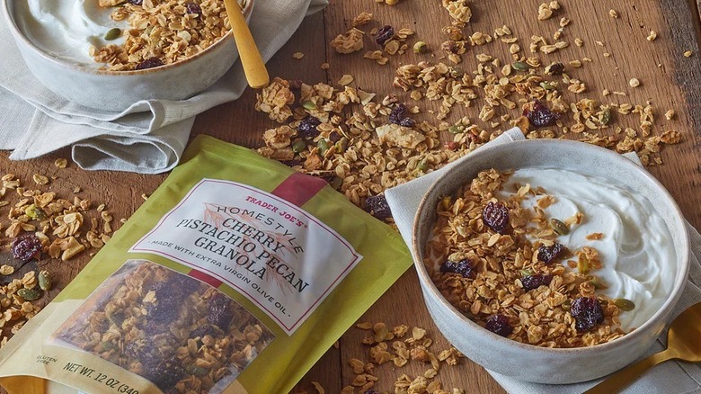 Trader Joe's cherry pistachio pecan granola
