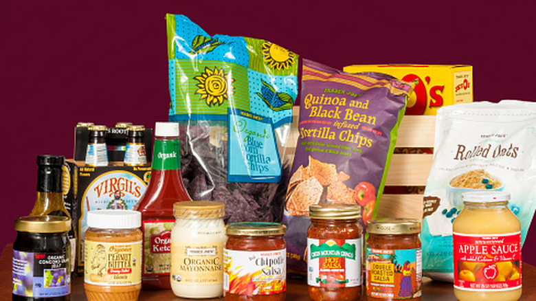 Variety of Trader Joe's products
