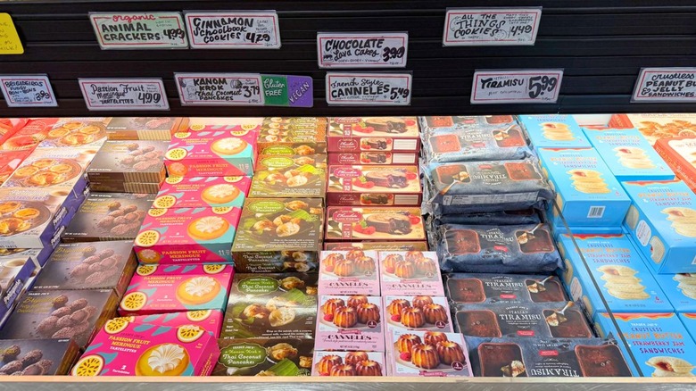 Trader Joe's frozen dessert section