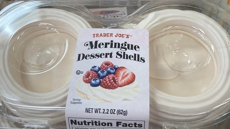 An image of Trader Joe's Meringue Dessert Shells.