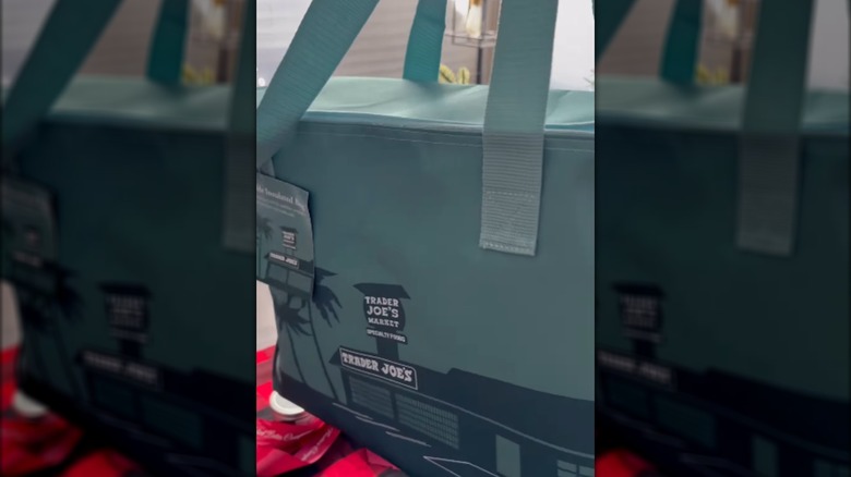 Screenshot of new blue trader joe's insulated tote