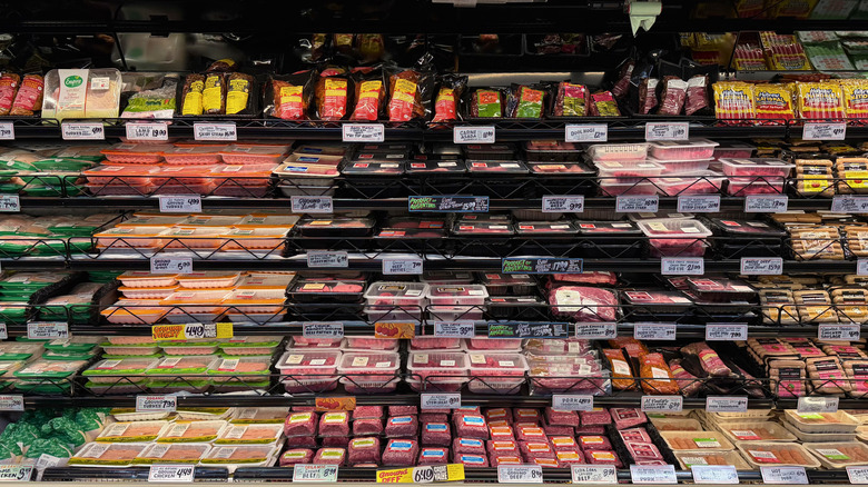 Trader Joe's meat section