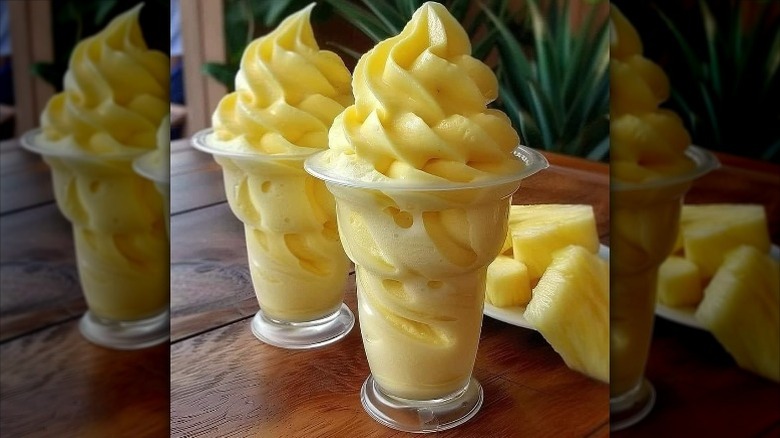 homemade Dole Whip made with Cool Whip