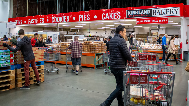 The bakery section at Costco