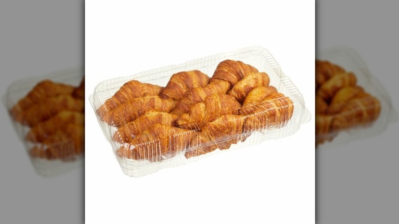 A container of Kirkland Signature Butter Croissants