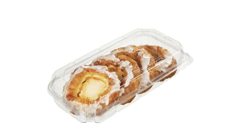 A package of Kirkland Signature Cream Cheese Danishes